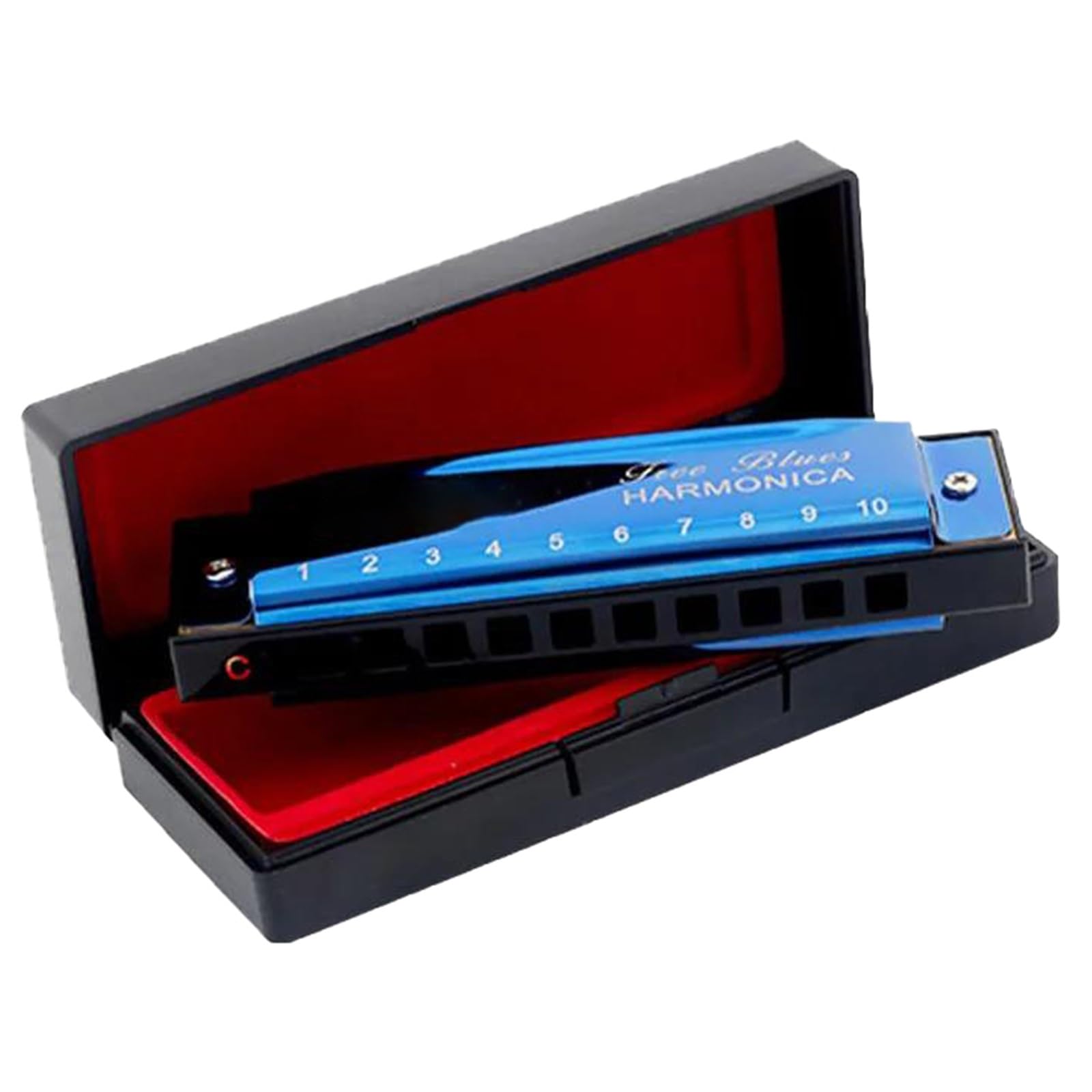 Armoniche a bocca Armonica Blues Diatonica In Do 10 Fori 20 Toni Blues Harp Armonica A Bocca Armonica Per Principianti Professionisti(G)