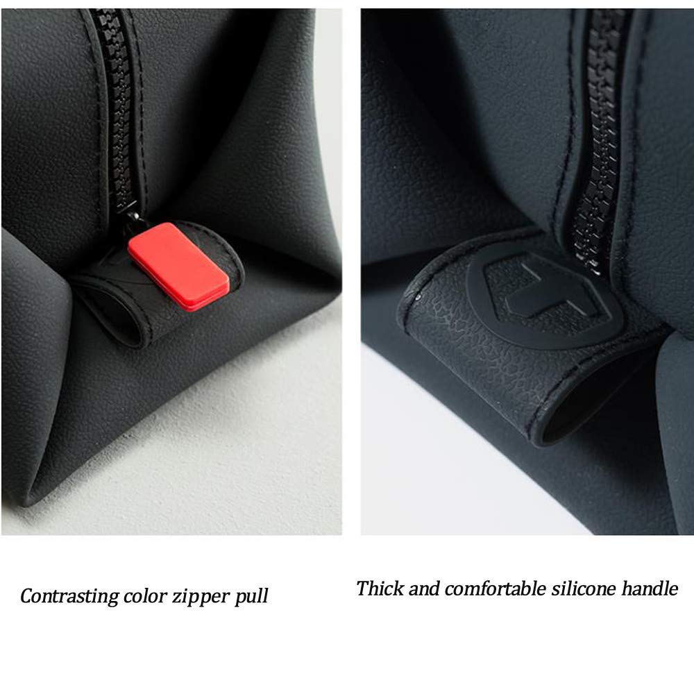 REYG Neceser Impermeable para Hombre Gran Capacidad Bolsa De Almacenamiento Portátil para Viajes Y Viajes De Negocios Negro 25 * 15 * 15 Cm,Black