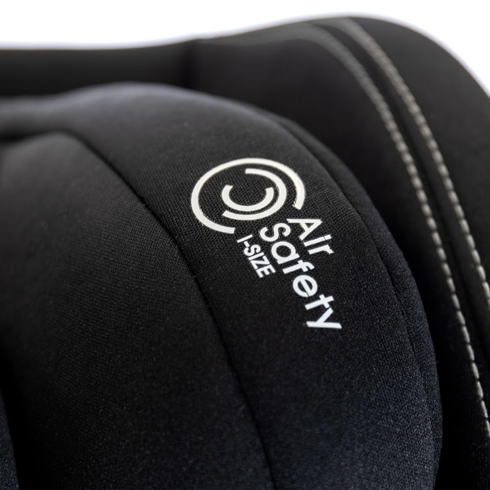Interbaby Silla Coche Bebé PAX i-Size ISOFIX 360° Grupo 0+1+2+3 (Negro) | Silla auto giratoria 360 reclinable 40-150 cm, reductor recién nacido, protección lateral SPS, pata de apoyo