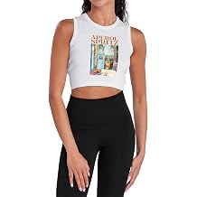 Popfunk bCreative Reinders Aperol Spritz Cafe Women's Sleeveless Crop Top Tank