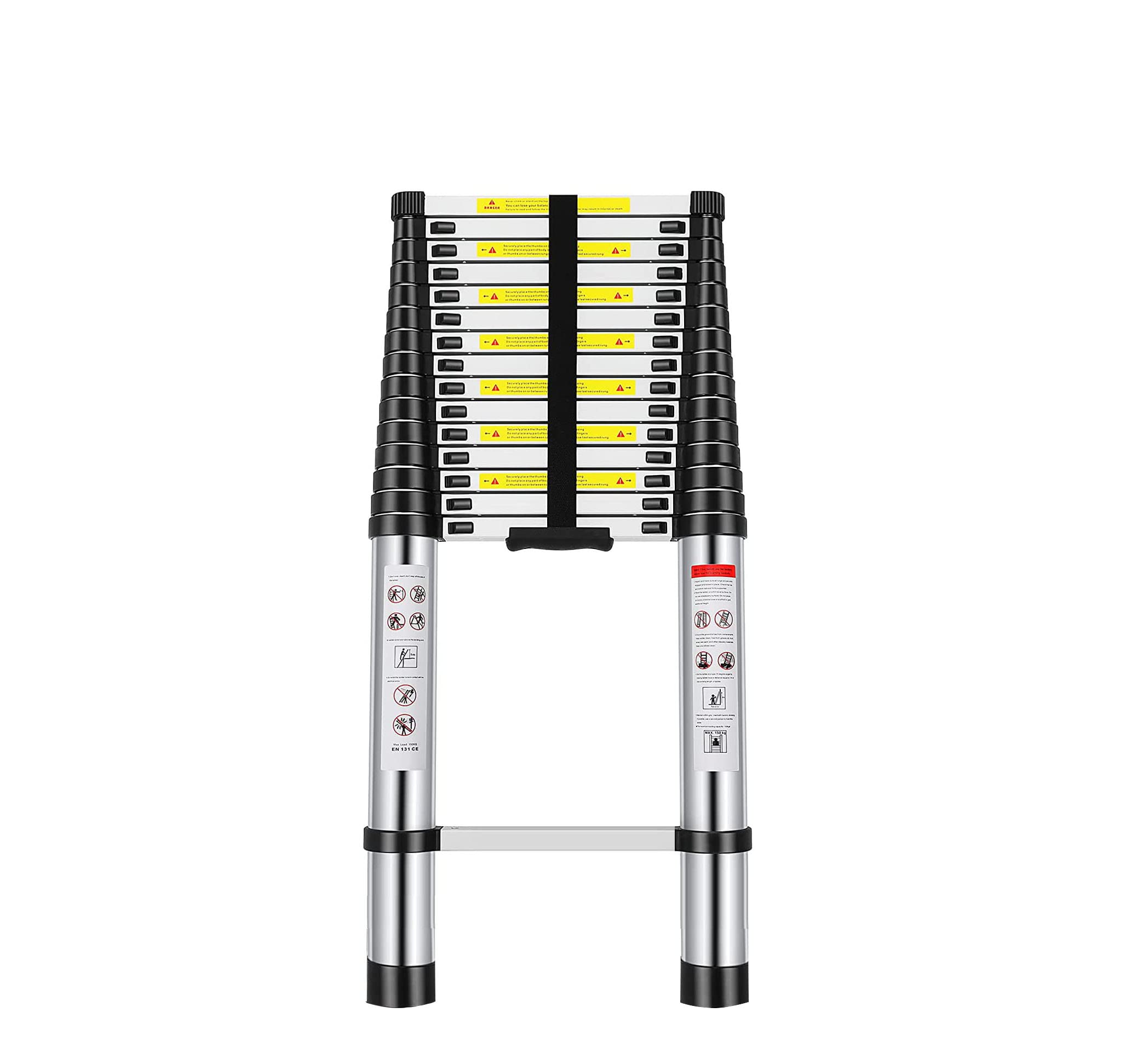 Welbuilt Portable & Compact Aluminium Telescopic Ladder | EN131 Certified Foldable Multipurpose Step Ladder for Home & Outdoor use (20.5 Feet) (B0BYZ3MMN6) Amazon Price History, Amazon Price Tracker
