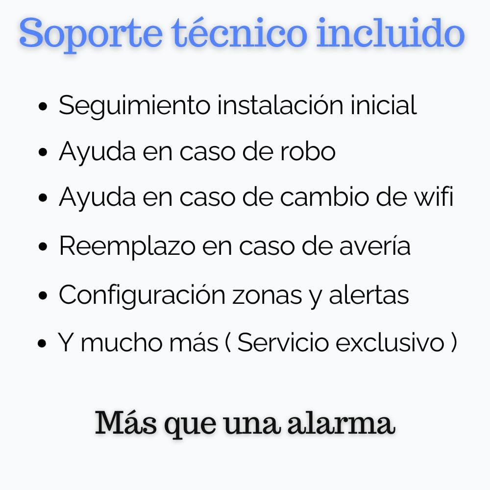 Alarma sin Cuotas G205 con Soporte Tecnico Profesional Incluido, para Siempre