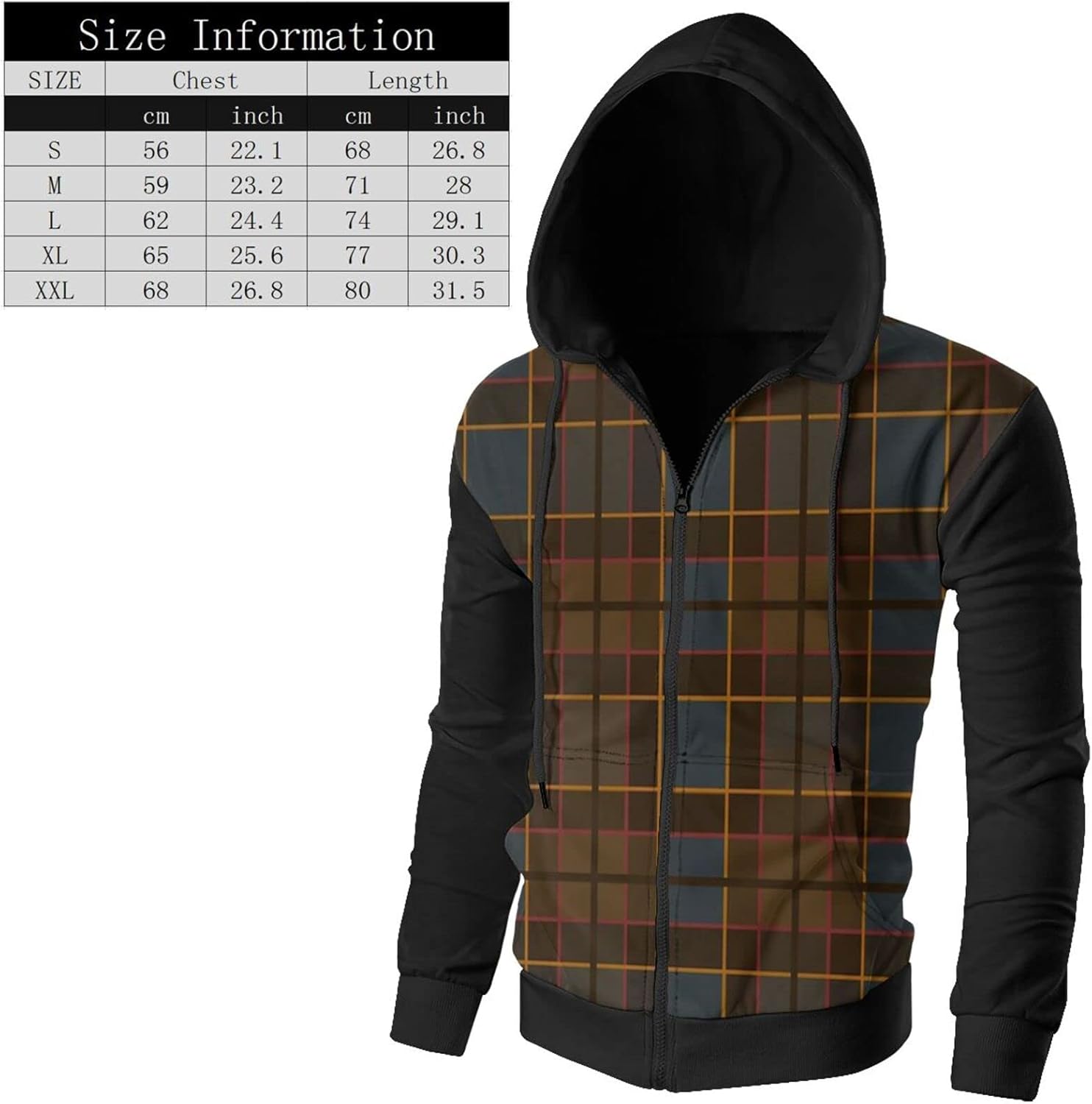 Tartan plaid sweatshirt Clearance