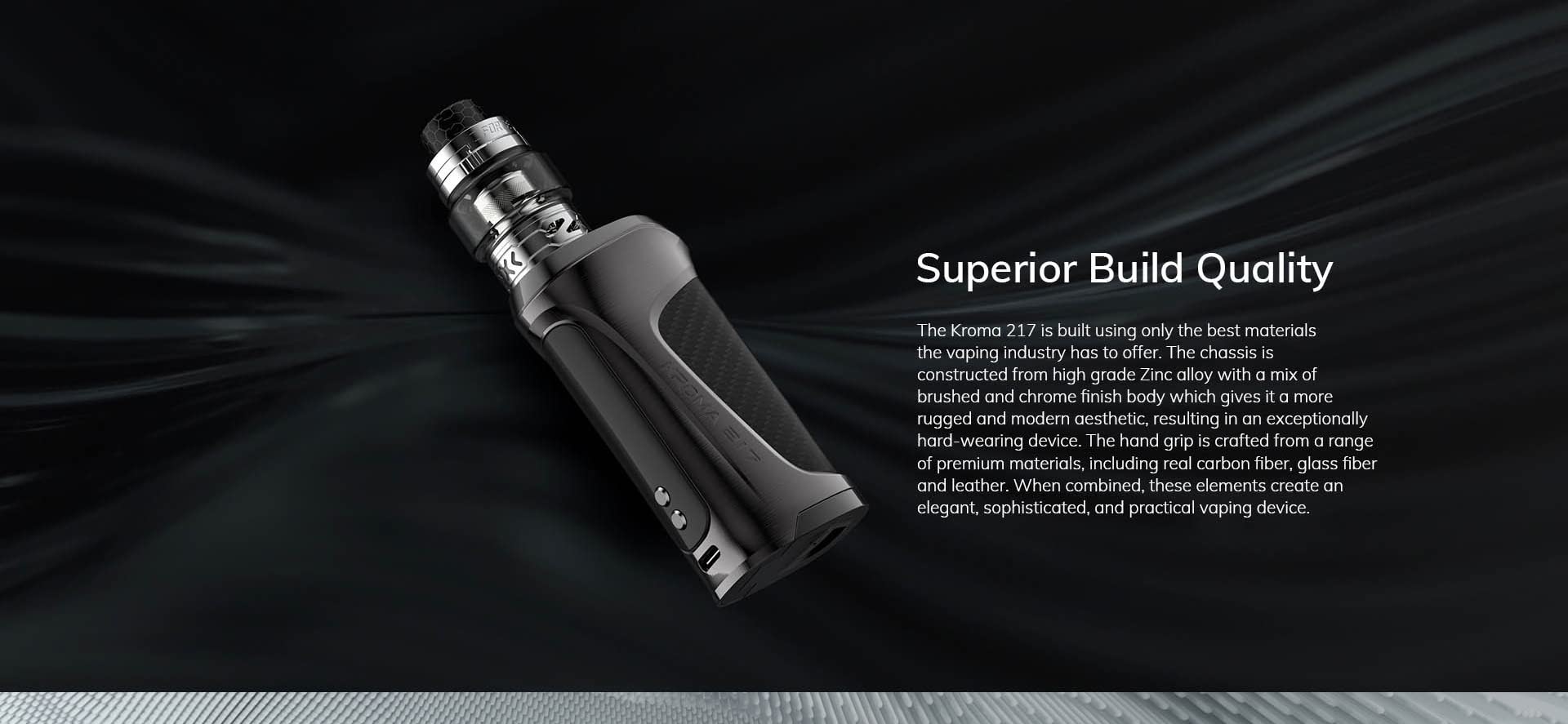 Innokin Kroma 217 Z Force Kit Cigarrillo electrónico 100W Caja MOD Vape 5ml  Tanque Atomizador Ajuste ZF Z Force Coil Vaporizador (Stealth Black) :  Amazon.es: Electrónica