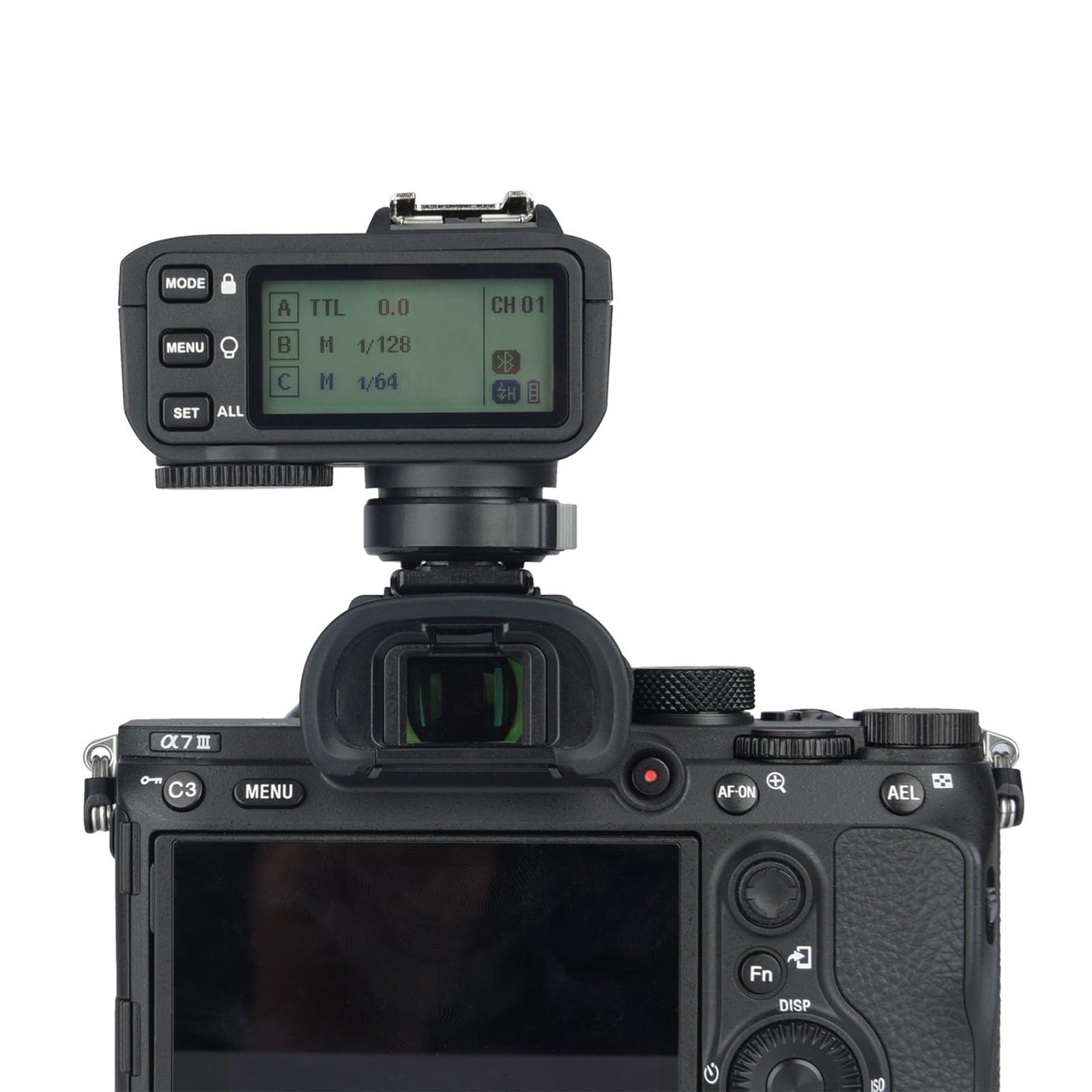 Godox X2T-S TTL Disparador de Flash Inalámbrico para Transmisor Sony 1/8000s HSS TTL Compatible con la Aplicación iOS/Android,Conexión Bluetooth,5 Botones de Grupo Separados,Rueda de Control Reubicada
