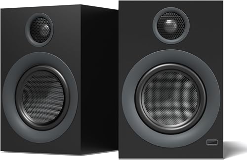 Altavoces Bluetooth para estantería, 75 W, altavoz activo con woofer de 4 pulgadas, altavoz de alta fidelidad con aptX Bluetooth USB para el hogar,