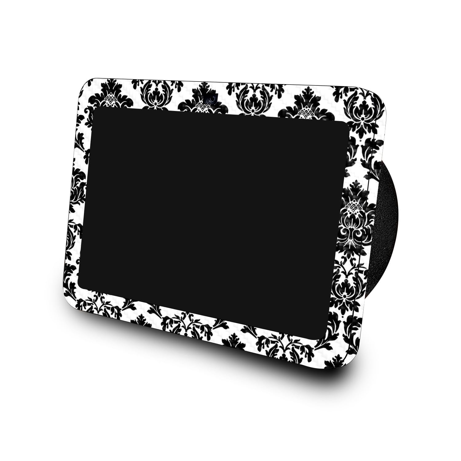 Carbon Fiber Skin Compatible with Amazon Echo Show 8 (3rd Gen, 2023) - Vintage Damask - Premium 3M Vinyl Protective Wrap Decal Cover - Easy to Apply | Crafted in The USA by MightySkins