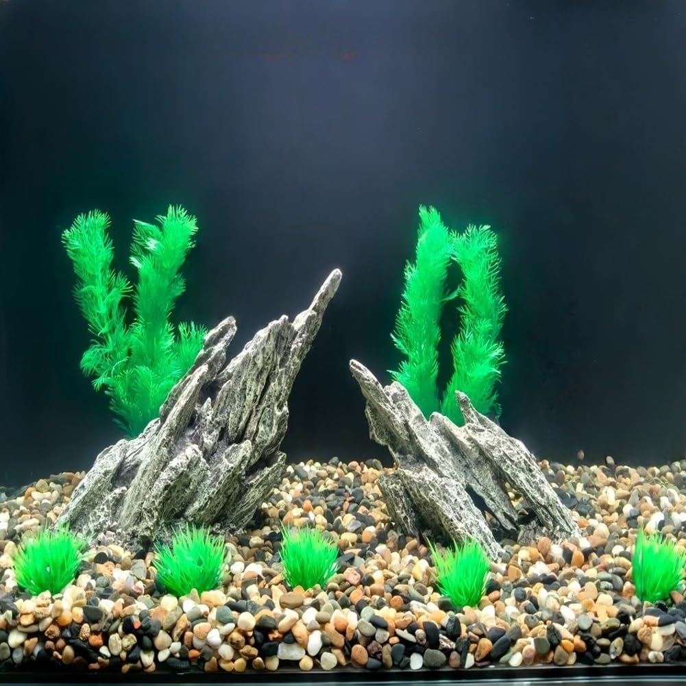 para cueva de Resina para Acuario 36cm Refugio Natural para(9918)