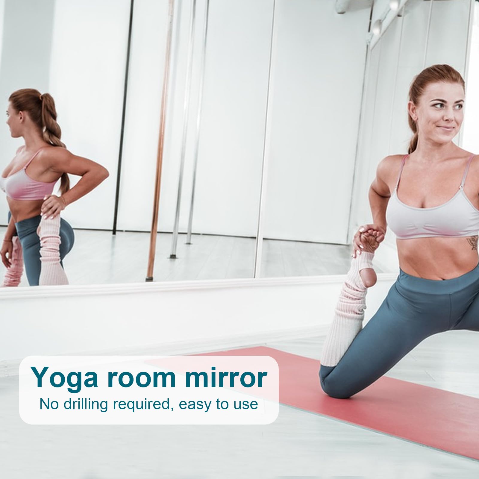 16 azulejos de espejo de pared acrílicos irrompibles de 14 x 12 pulgadas, calcomanías de espejo inastillables para pared, espejos de gimnasio para gimnasio en casa, espejo de cuerpo