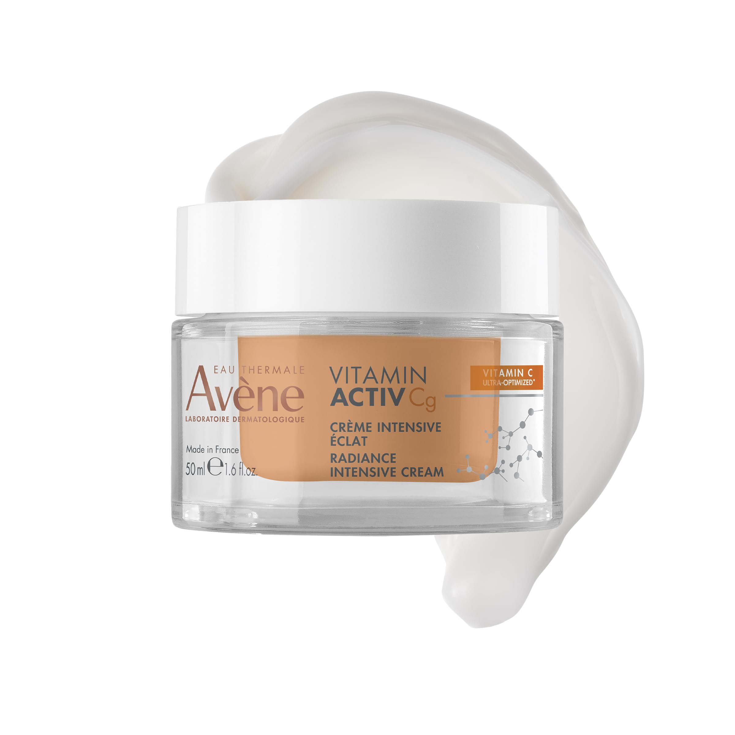 Avene Vitamin Activ Cg Radiance Intensive Cream, Brightening Anti-Ageing Moisturiser, with Niacinamide and is equivalent to 20% Pure Vitamin C* - 50ml