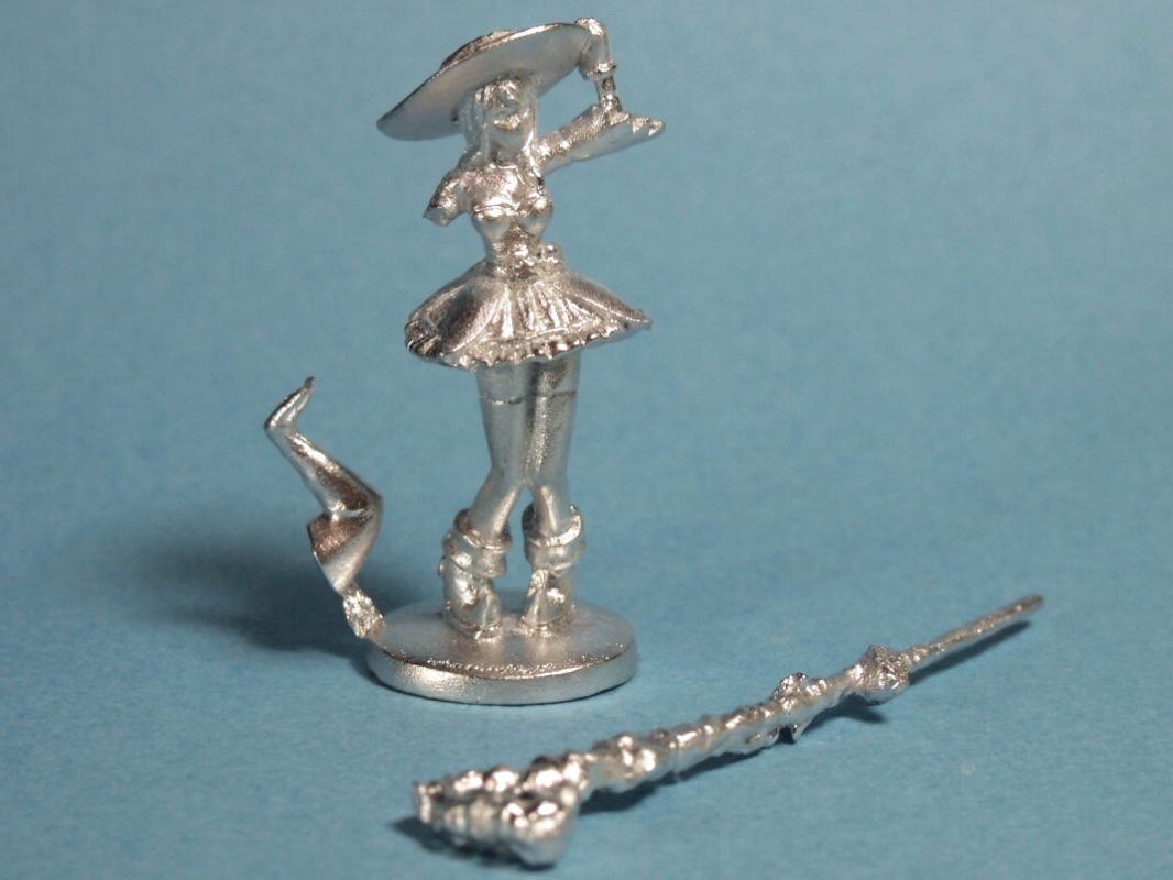 オーロラモデル メタルフィギュア「魔法少女」 1/48 ファンタジー