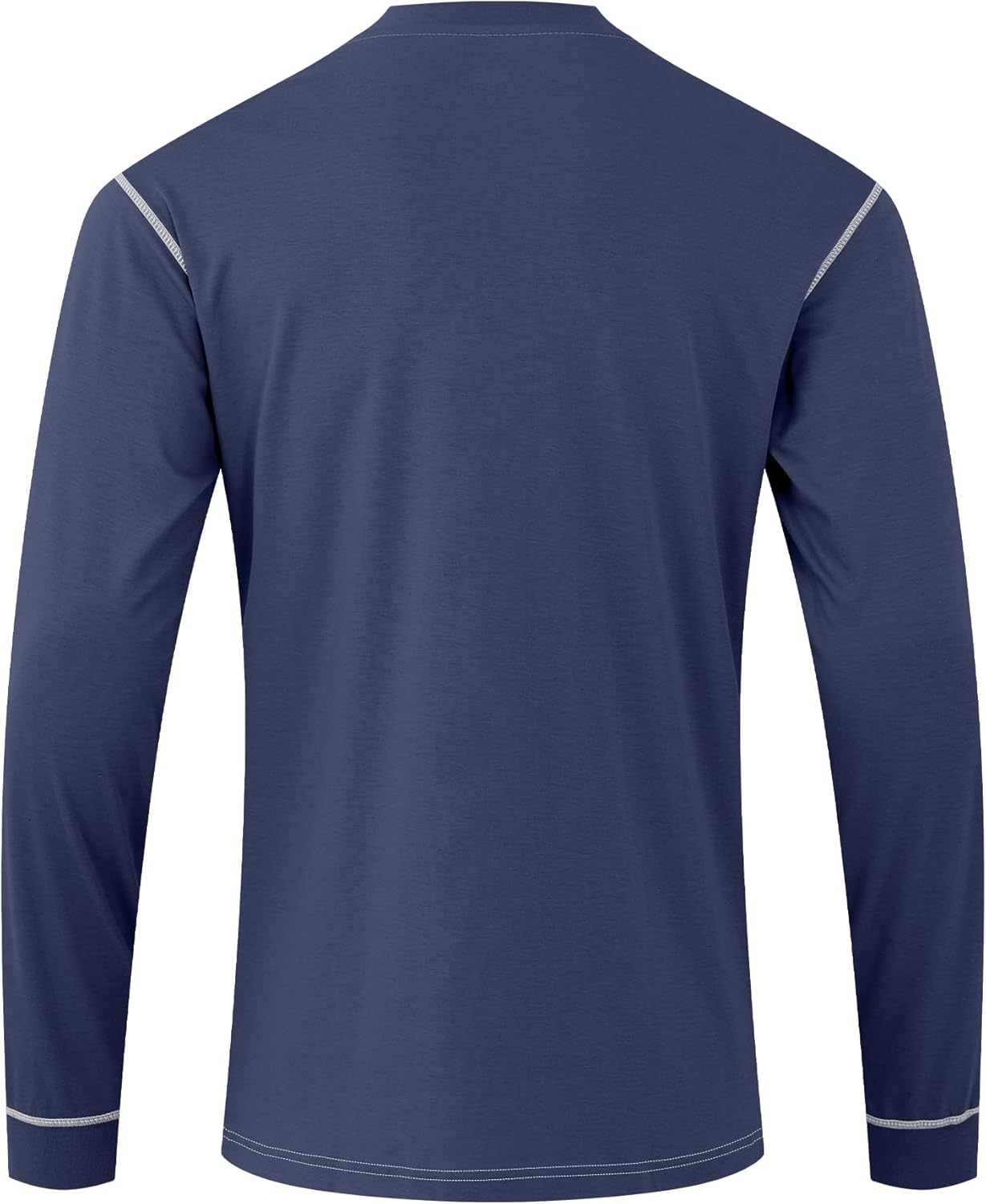 WORKWEYA FR Shirt for Men 5.5oz Lightweight 100% Cotton Flame Resistant Henley Shirt NFPA 2112