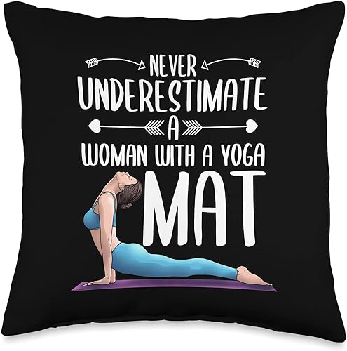 Miniatura 1 de Cute Fitness Meditation Practice Statement Designs Divertido regalo de yoga para mujeres, amantes de la aptitud física y niñas, adolescentes, 16 x