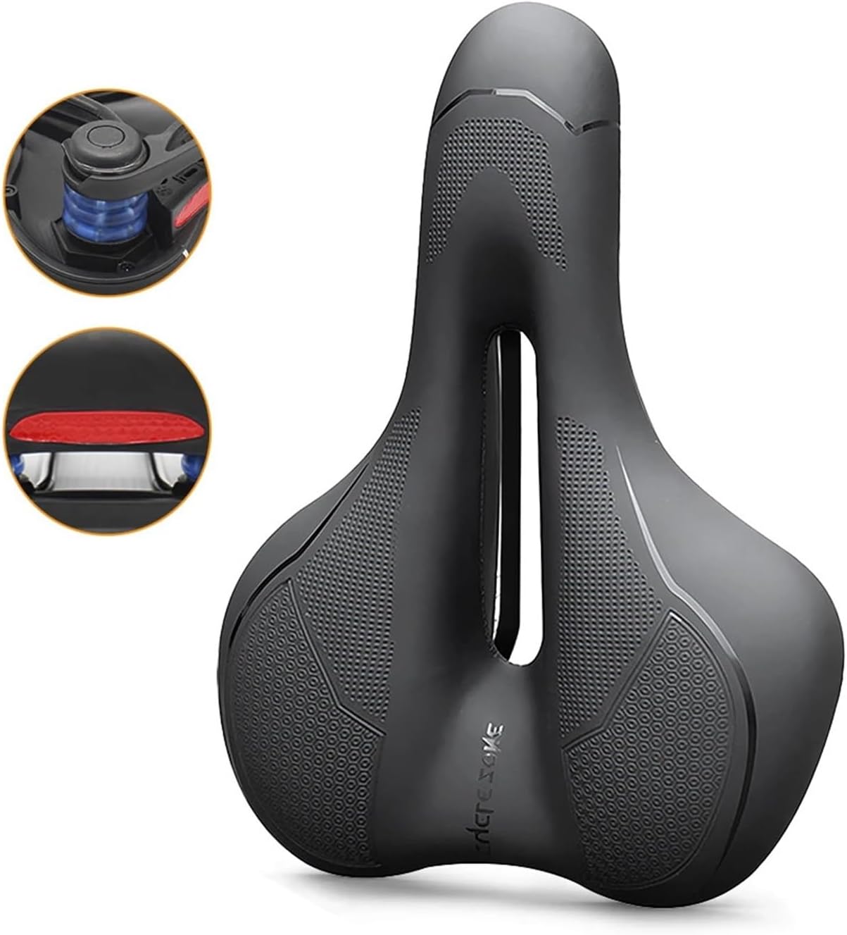 Bicycle Hollow Seat Cushion Soft High Elasticity Durable Mountain Bike Road Bike Breathable Anti-Slip Cycling Accessories