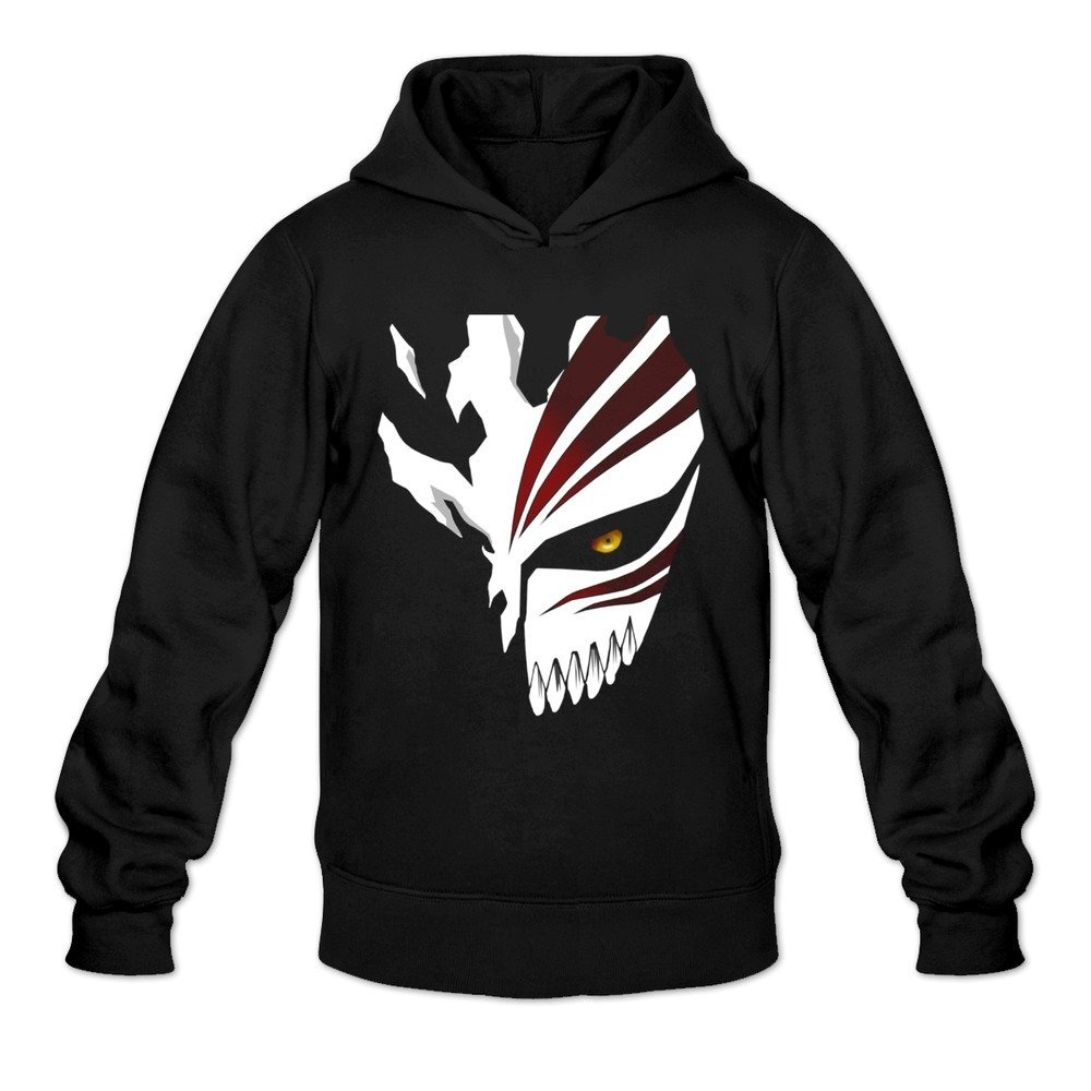 Cartoon Cartoon Bleach Kurosaki Ichigo Mask Hoodies Men's Black