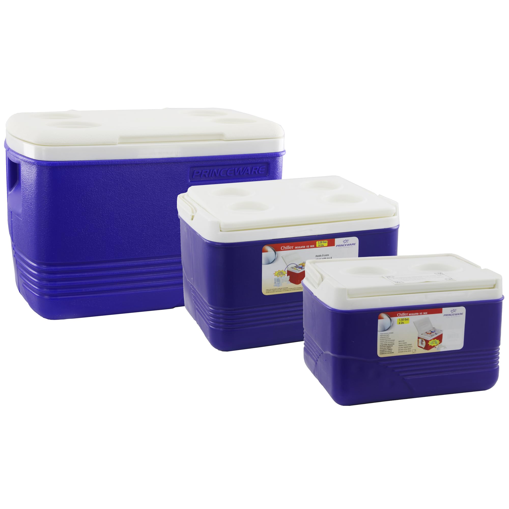 Ice Cooler Box Glacier 3 Pcs Set 30L Durable Insulated Cooler for Camping, Picnics, and Outdoor Adventures Includes Three Convenient Sizes 3496+3414+3406 for Ultimate Cooling Needs