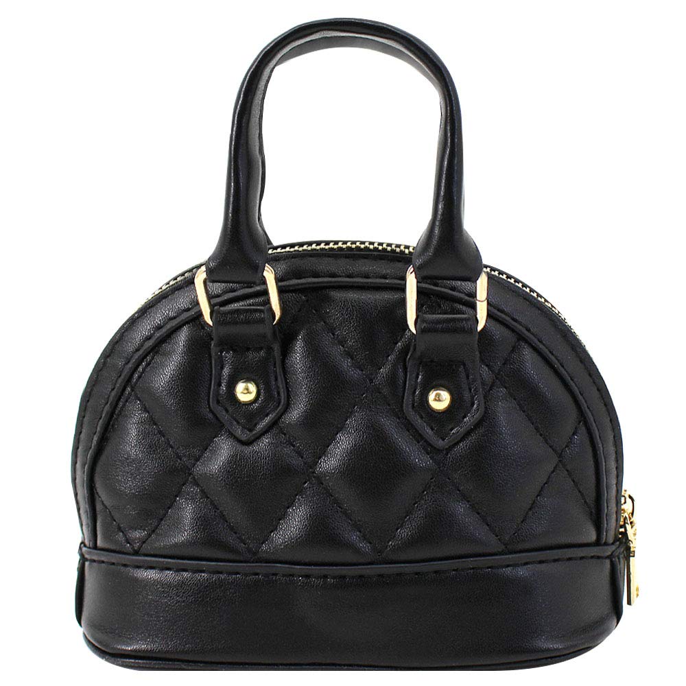 AisaGirls Mini Dome Satchel Purse Cute Coin Purse Chain Crossbody Tote Handbag