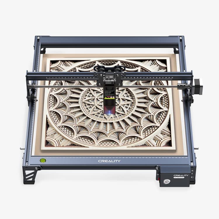 Image of Creality Falcon 10W Laser Engraver Cutter - High Precision CNC Laser Engraving Machine for Wood, Metal, Acrylic, Leather - Dual-Laser Power, Offline Use, Eye Protection for DIY & Pro Projects