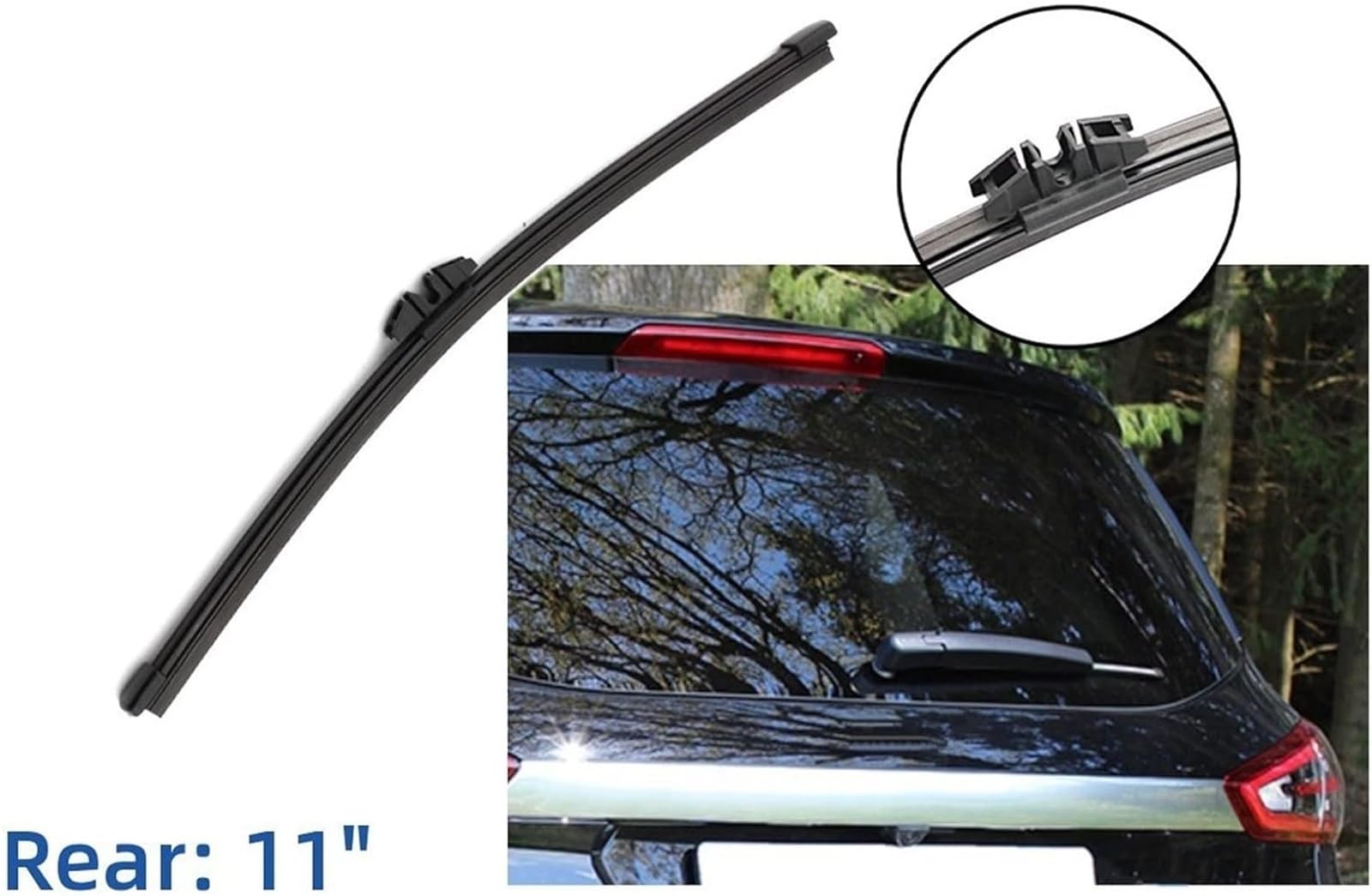 Escobillas limpiaparabrisas Delanteras Escobilla limpiaparabrisas Escobilla limpiaparabrisas Delanteras y traseras para Ford Ecosport MK2 II Parabrisas