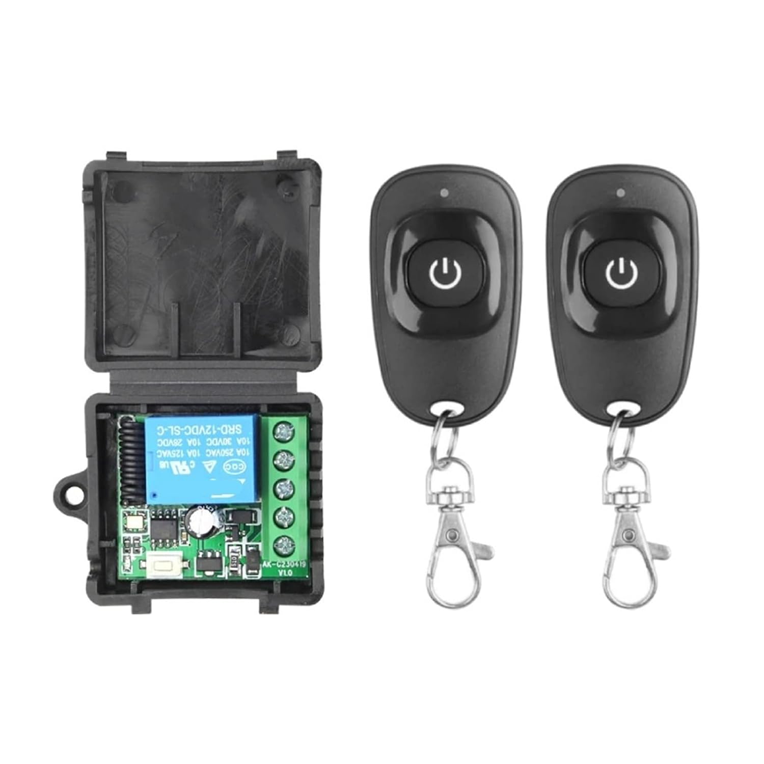 DC 12V 1CH Relay Module Receiver EV1527(4Remote 1 Receiver)