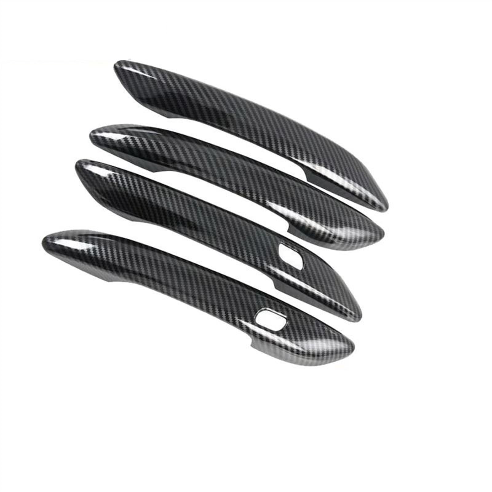 Kjhopy Carbon Car Door Handle Cover Trim For Hyundai For Elantra For Avante Cn7 2021-2023 Decoration Exterior Parts Accessories Exterior Door Handle(Carbon)