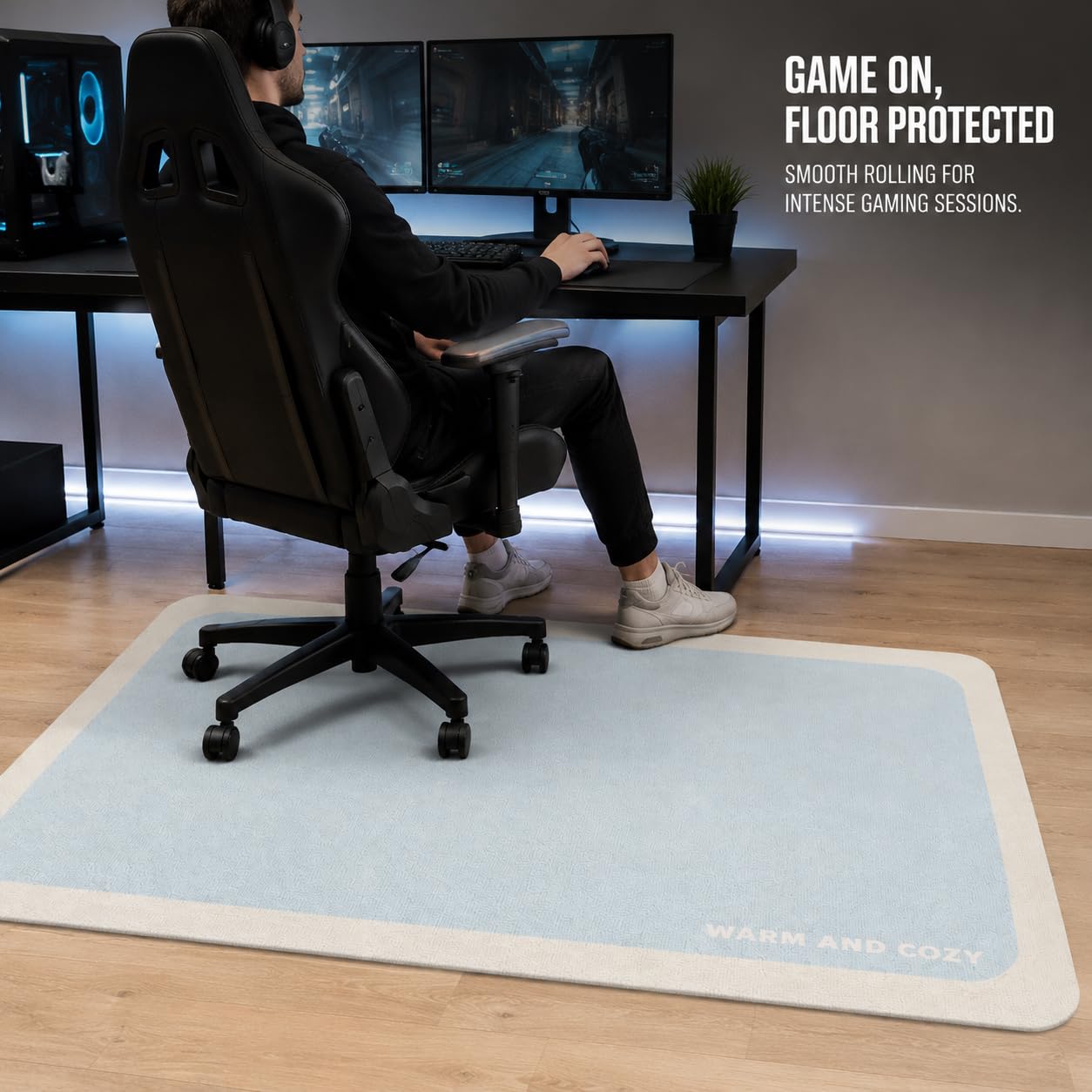Alfombra Protectora Textil Cuadrada, Size to 1