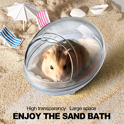 Accessoires de cage hamster pour éviter le pelage gras bac de bain ergonomique L