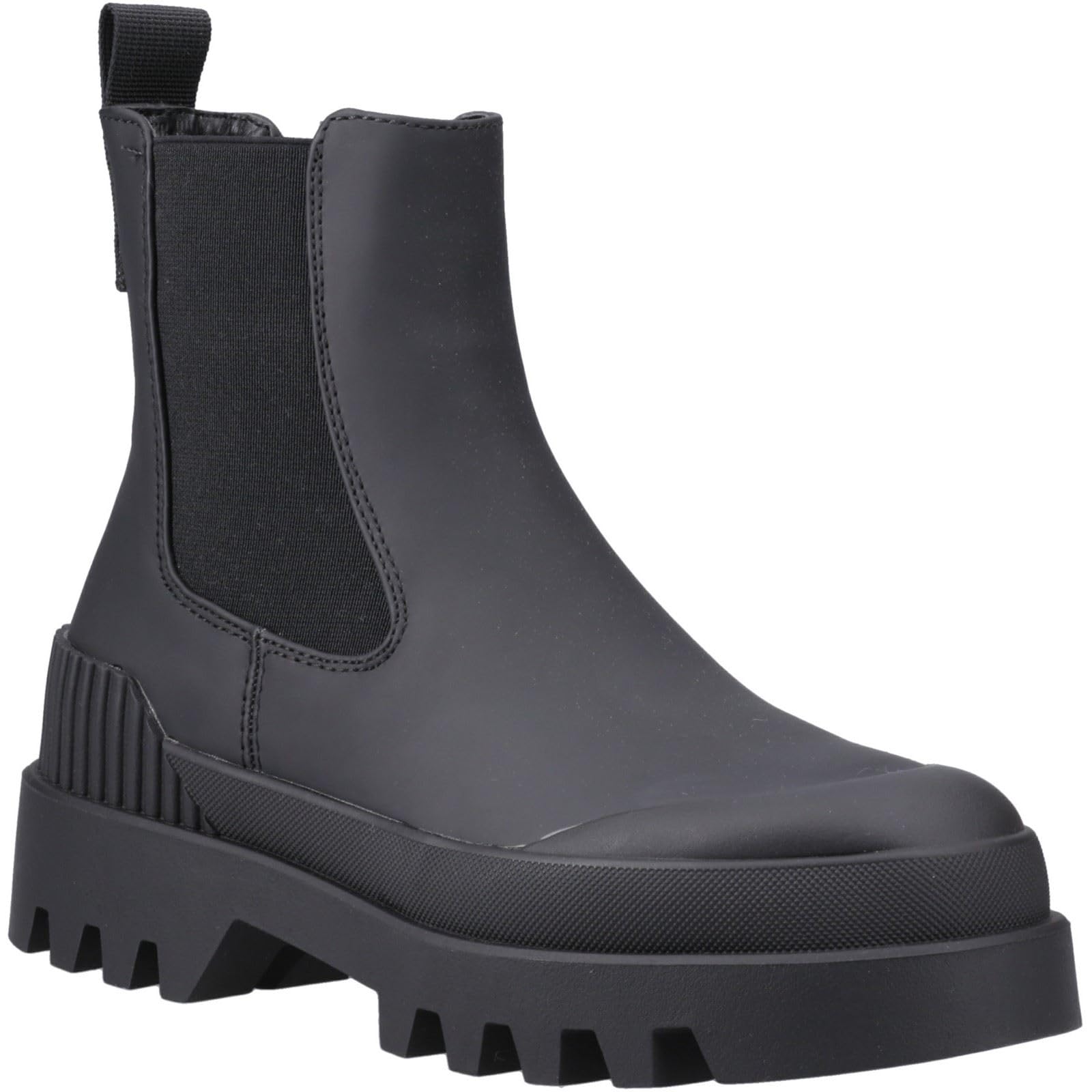 ONLY Buzz-2 Boot Black - Polyurethane lining, Rear pull tab