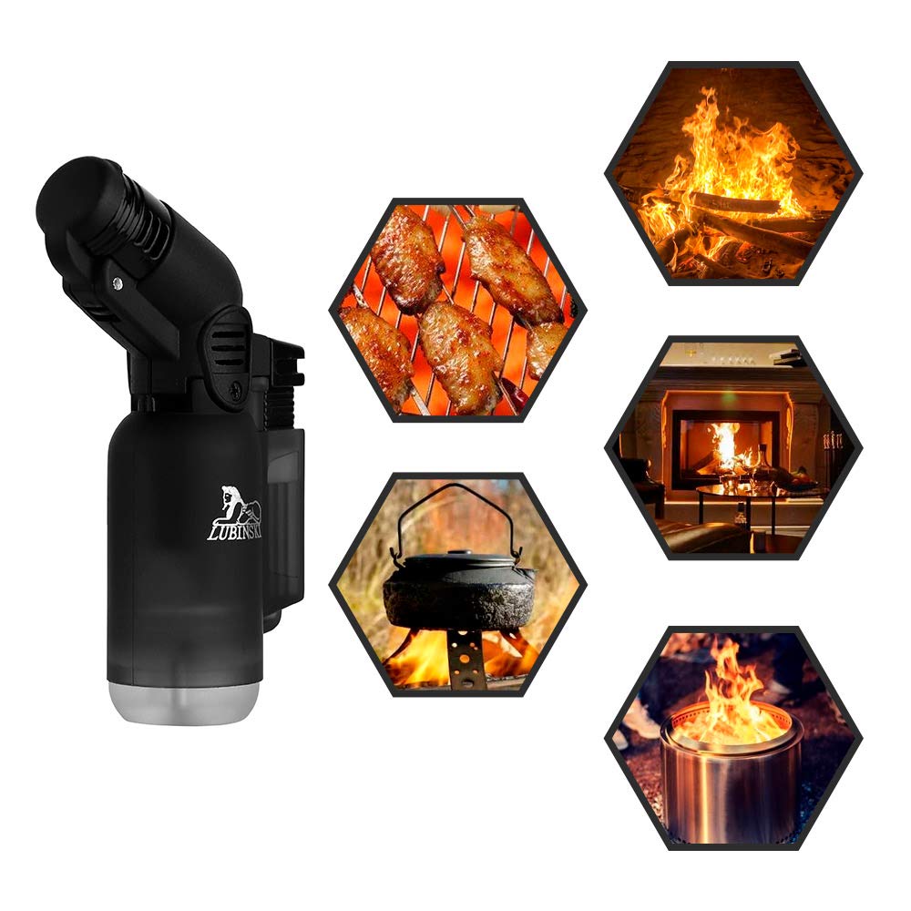 Amazon | LUBINSKI 3pcs 直噴ターボライターガス シガーライター