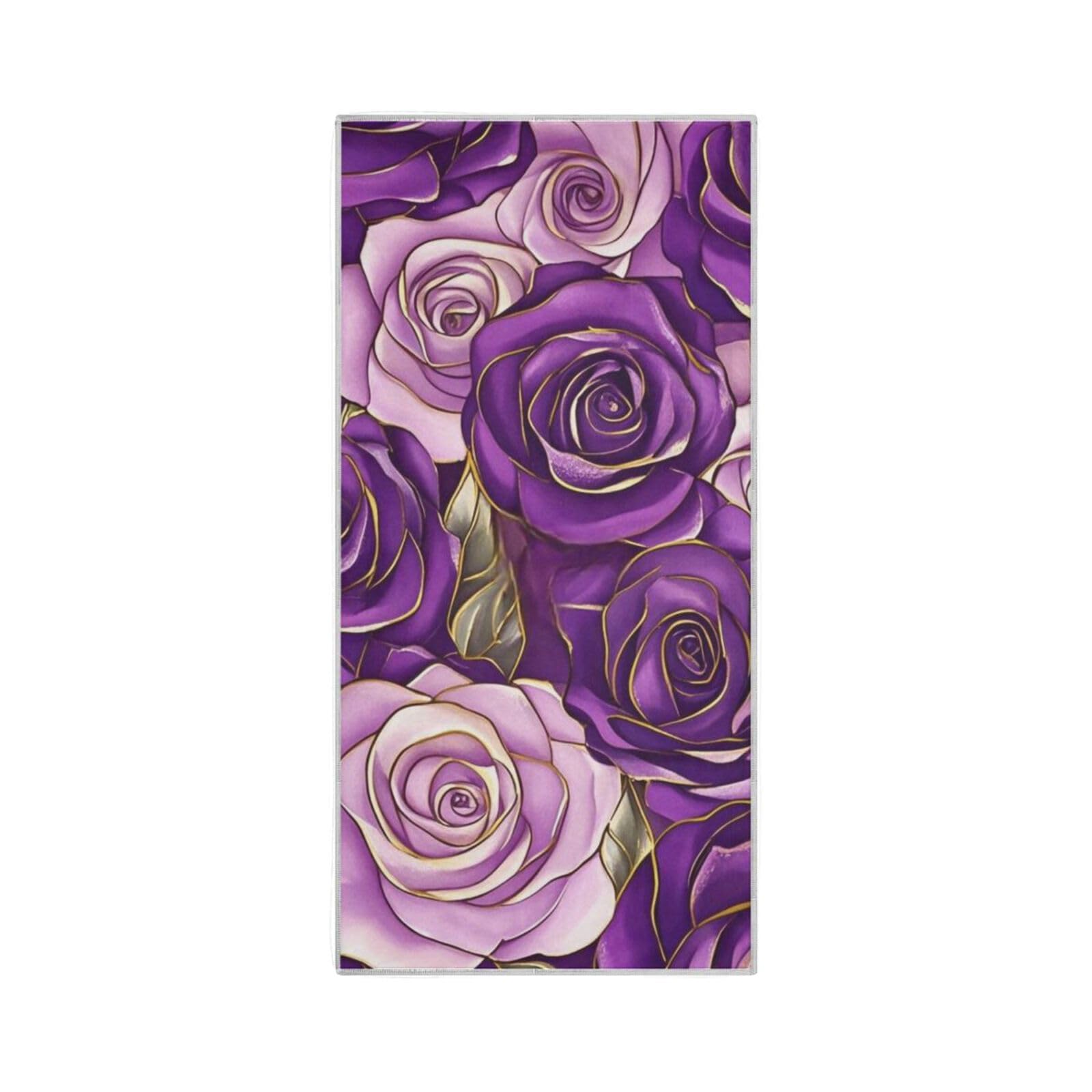 Yoogain Purple Pink Rose Microfiber Yoga Hand Towels Quick Dry Towel Bath soap washcloth Gym Hand Towels Sport Towel 30