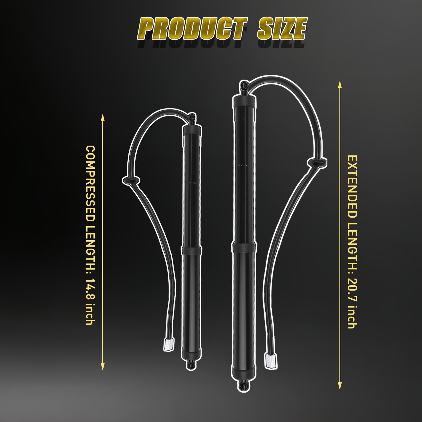 A-Premium Support De Levage De Hayon Arrière Droit Compatible Avec