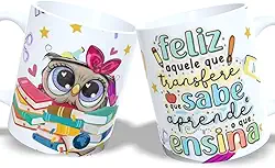 Caneca Profissão Professor Professora | Cerâmica | Presente Dia dos Professores m14