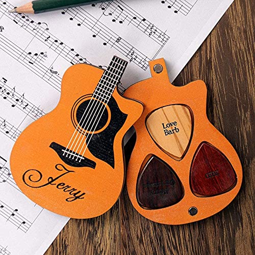 Dinikally Sty1 Lot de 3 médiators de guitare avec boîte en bois - Les Beatles, Paul McCartney, John Lennon, RIngo Starr, George Harrison Dinikally Sty1 Lot de 3 médiators de guitare avec boîte en bois – Image 6