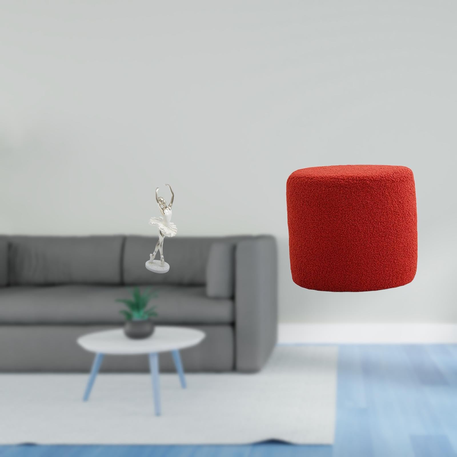 Enakshi® Graceful Dancer Sculpture Adorns Modern Ottoman Footstool Elegant Artful Seat for Bedroom Office Nursery and Apartment Decor|Home & Garden | Home Decor | Figurines-picture-12