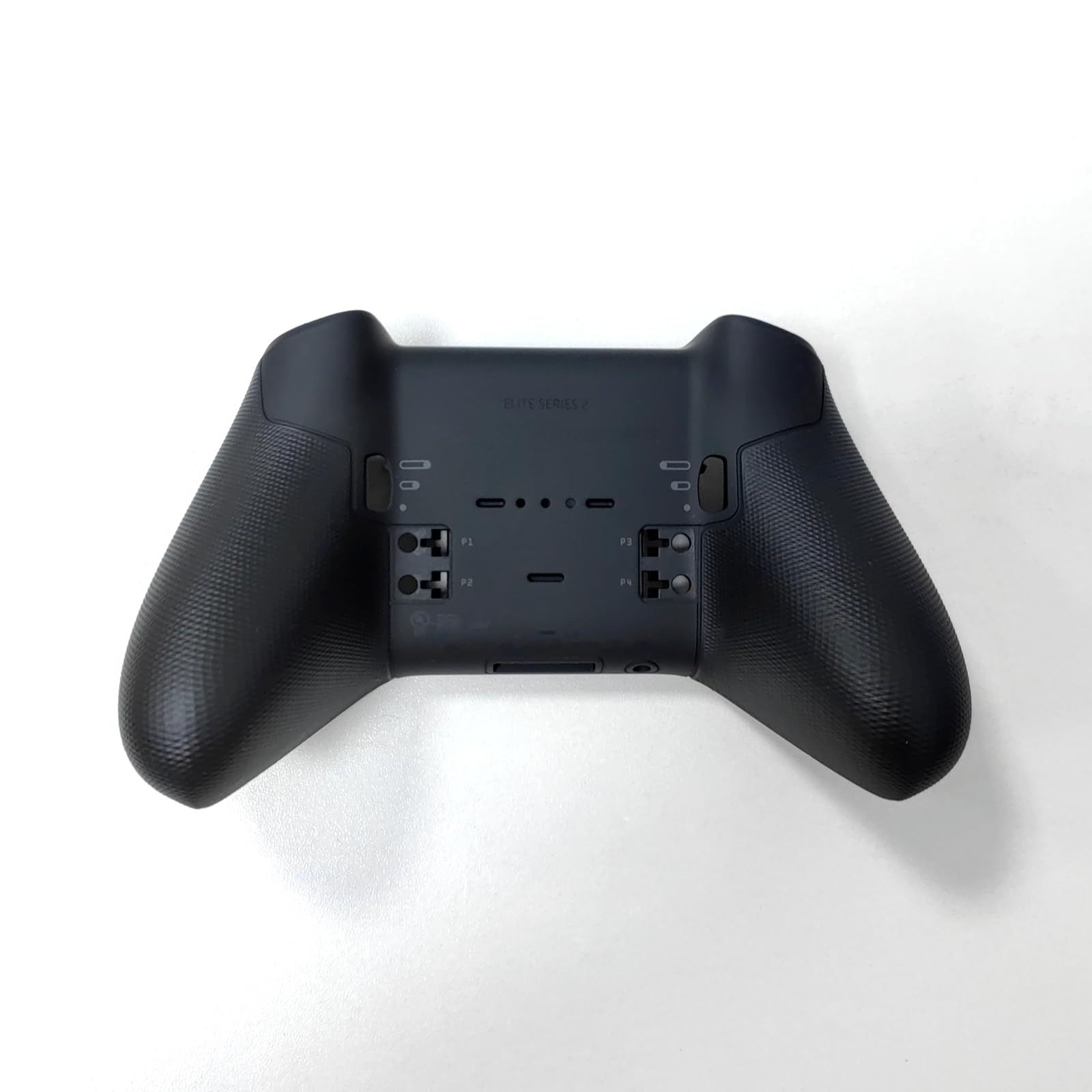 Hzxkqmil Zamienna Obudowa Przednia Okładka Tylna Pokrywa Obudowy Akcesoria dla Xbox Elite Controller Series 2, Dołączone Środkowa Rama Pierścienie Joysticka, Czarny
