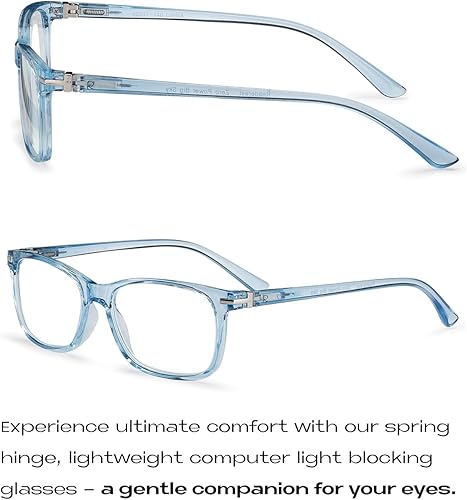 Miniatura 3 de Readerest - Lentes de lectura bloqueadores de luz azul, bisagras de resorte, protección UV