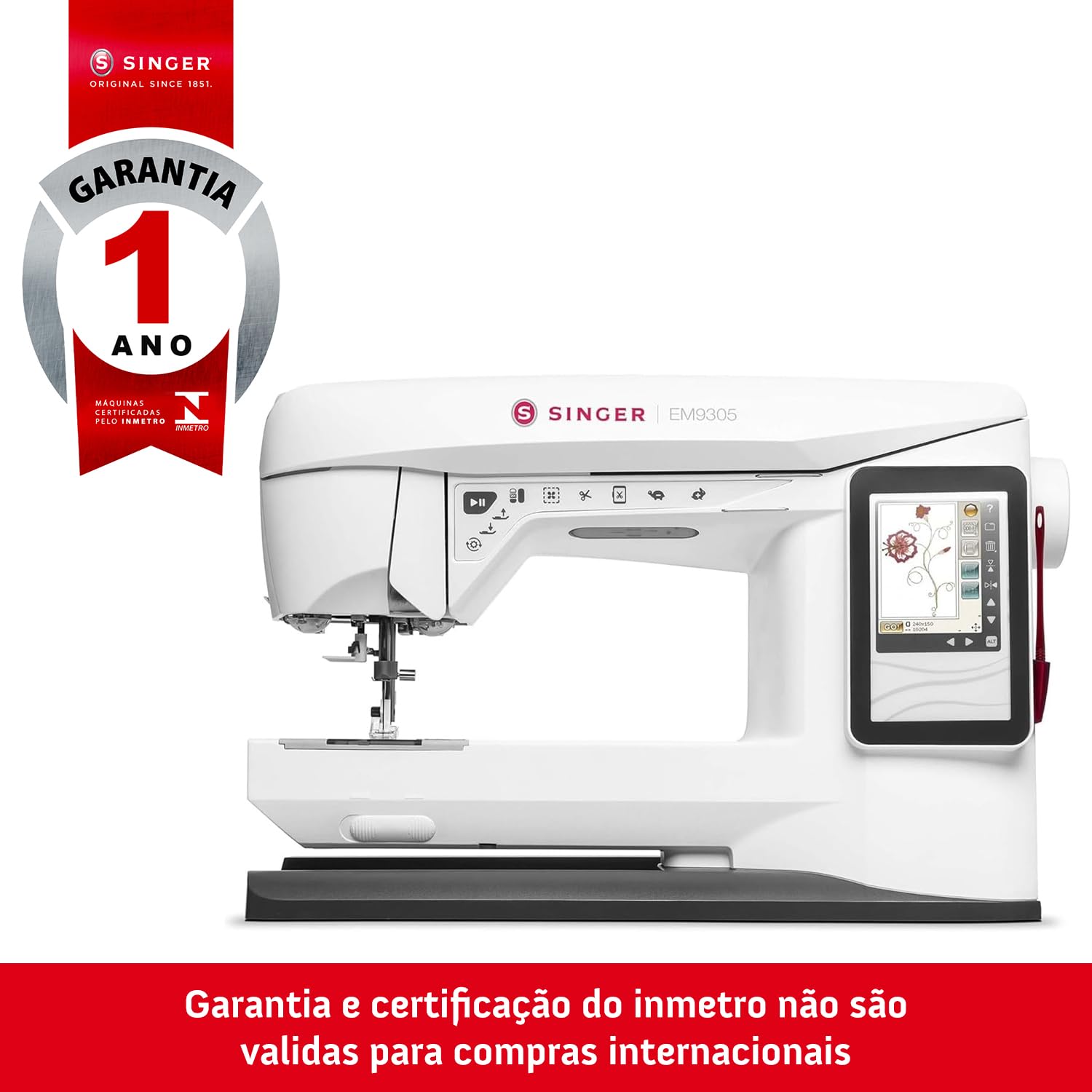 SINGER EM9305 - BORDADORA con software Creativate gold de regalo. CucireOnline