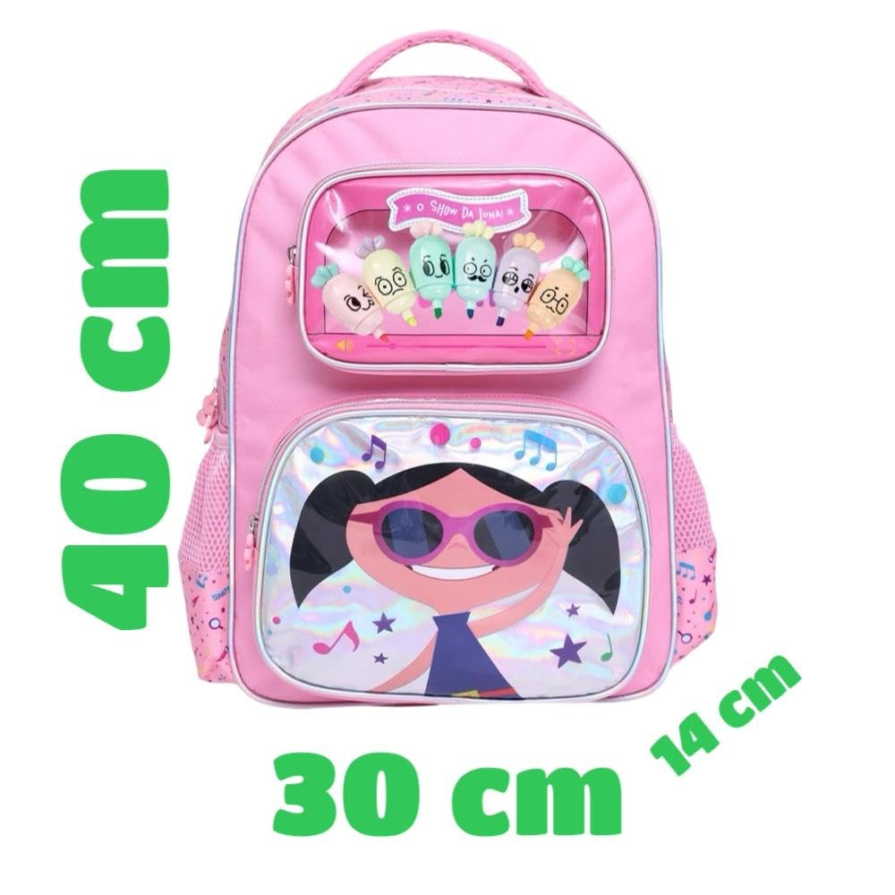 Mochila Infantil Luna 17 c/Estojo Escolar Rosa Grande Fofo Menina em promoção! Veja a oferta e mais achadinhos de Mochilas escolares 5 Hoje é o melhor dia para comprar Mochila Infantil Luna 17 c/Estojo Escolar Rosa Grande Fofo Menina com aquele preço maroto! Promoção! Aproveite a oferta! 5