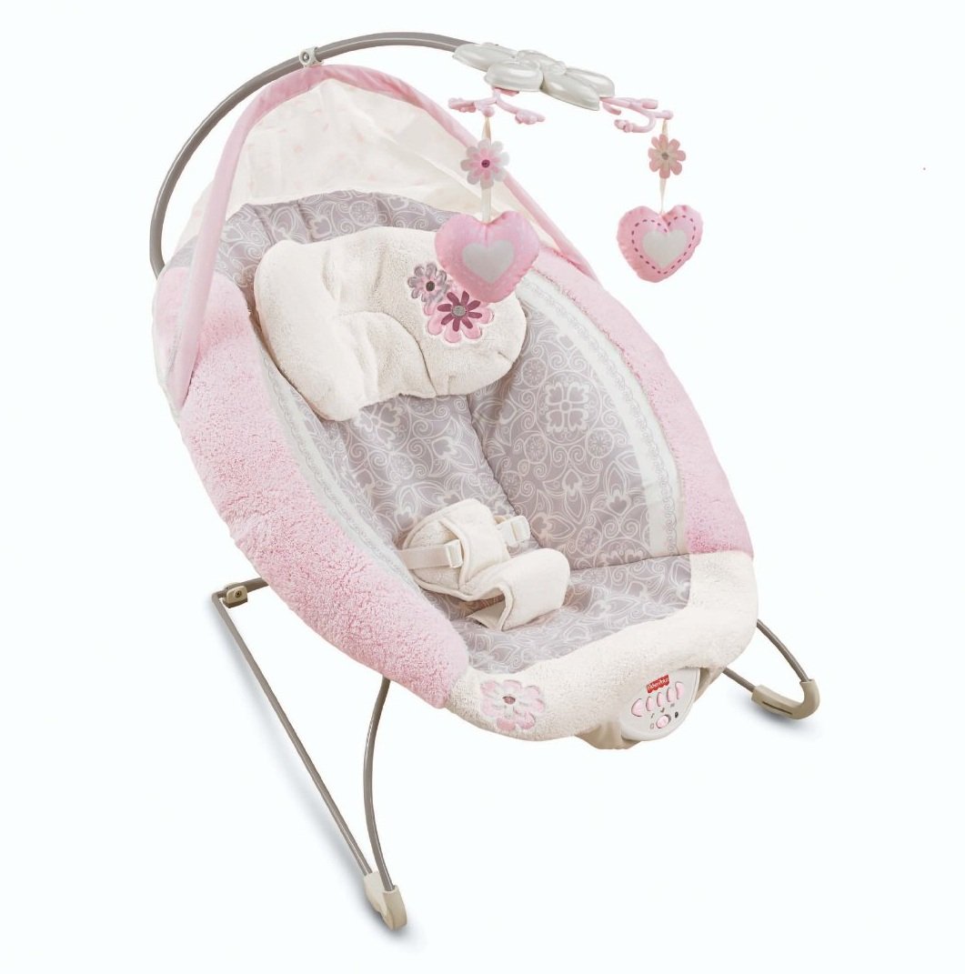 FisherPrice Deluxe Bouncer My Little Sweetie Infant Bouncers And Rockers Baby