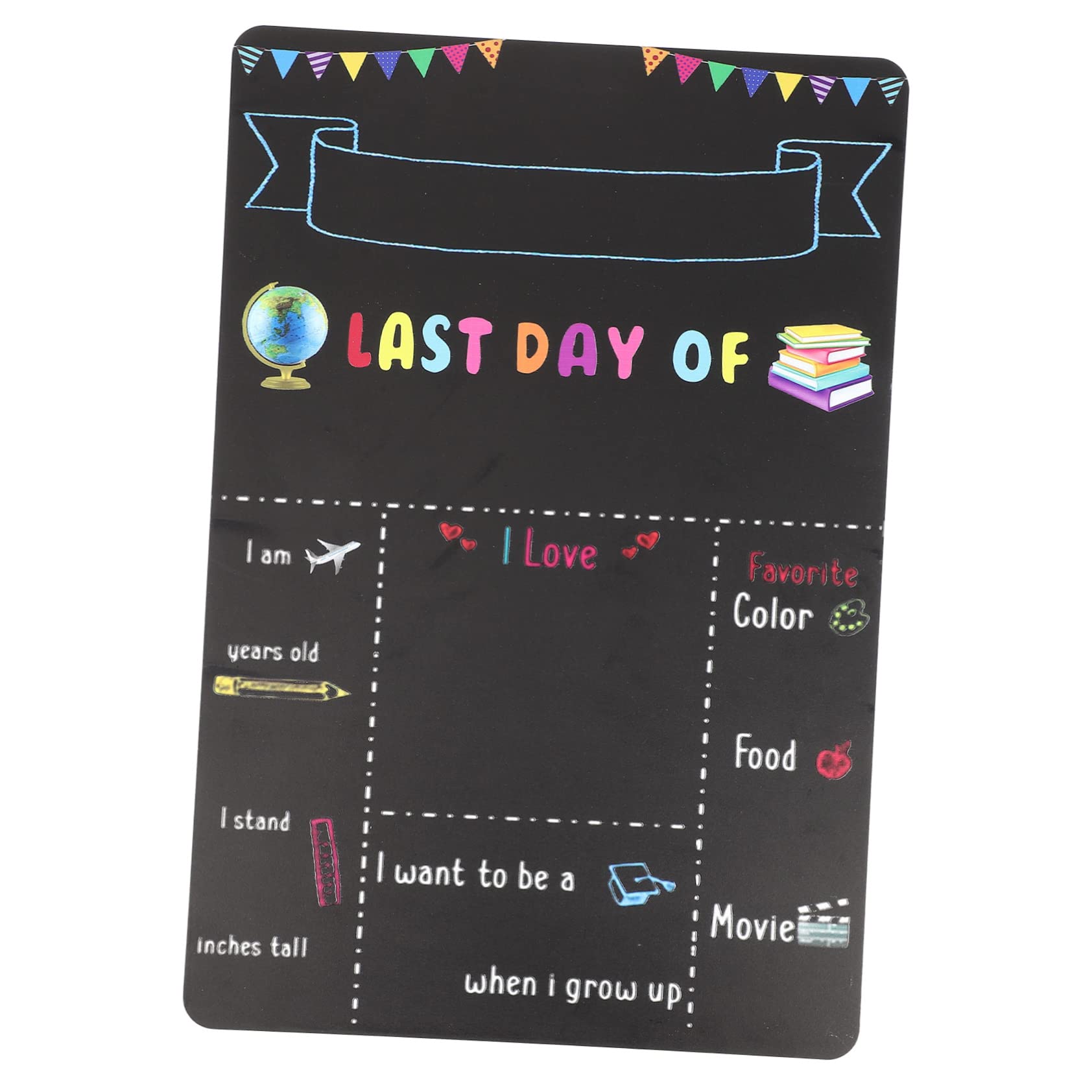 Tableau Double Face pour Rentrée Scolaire Décoration Dintérieur et Accessoire Photo pour Élèves Scolaire Pratique