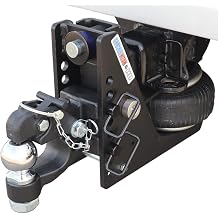 Shocker 20K HD Max Air Drop Hitch with Pintle & Ball, Fits 2-1/2"Hitch Has 2-5/16"Ball