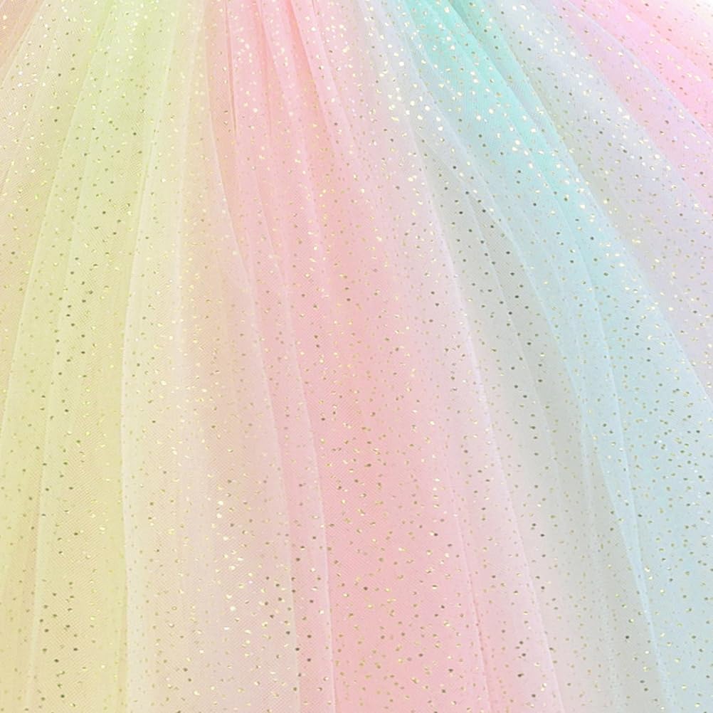 Flower Girls Formal Wedding Dress for Tulle Party Bridesmaid Pageant Princess Kids Birthday Prom Ball Gown