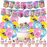 ✿ 【Occasioni multiple】 Adatto per feste di compleanno, baby shower, feste per bambini, riunioni di famiglia, oggetti di scena per foto, decorazioni per le vacanze e può essere utilizzato anche come arredamento per la casa e per la camera. Il set di decorazioni per feste renderà la tua festa colorata e divertente!