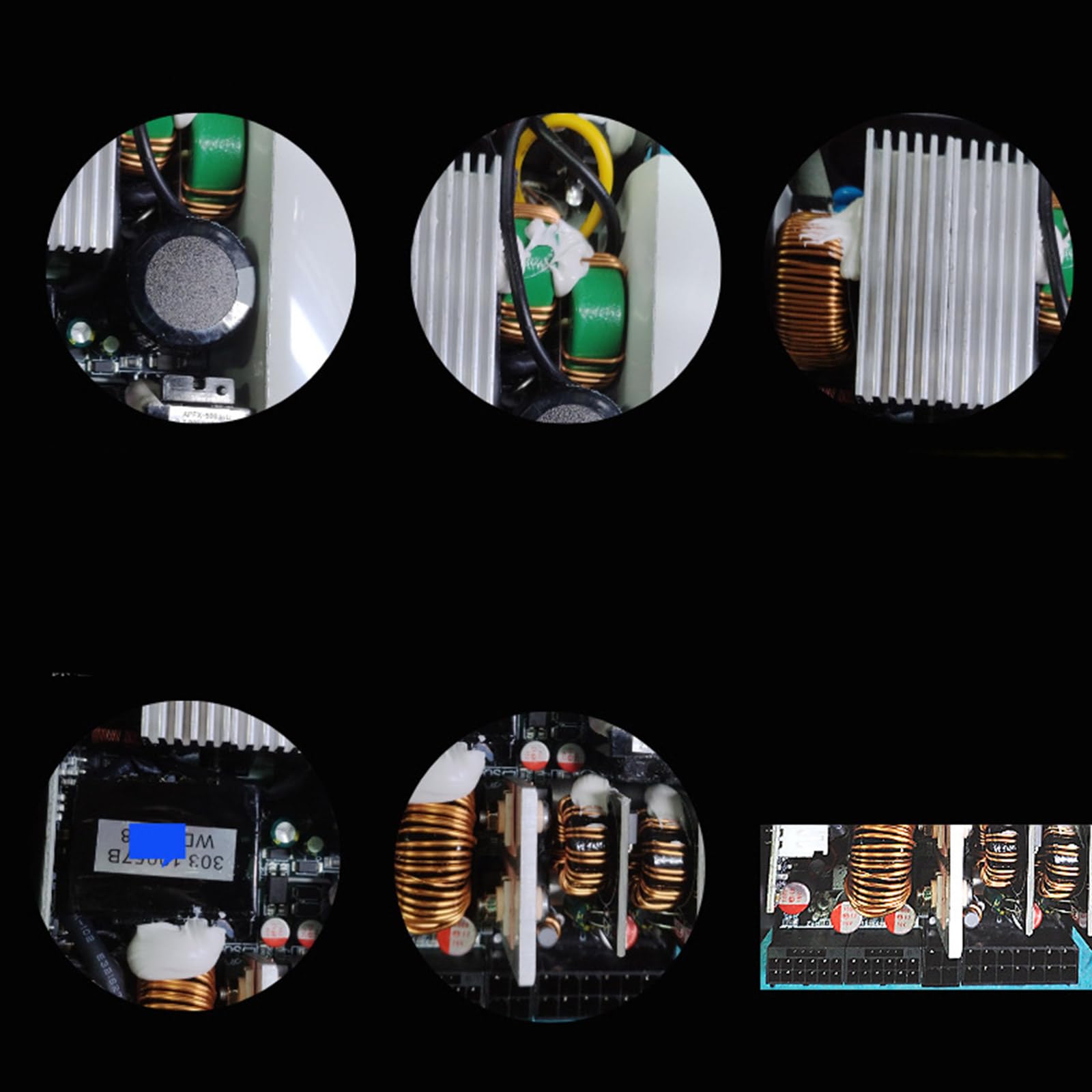 Alimentatore completamente modulare da 700 W con controllo intelligente del calore e design salvaspazio per l'alimentazione desktop di PC da gioco/server