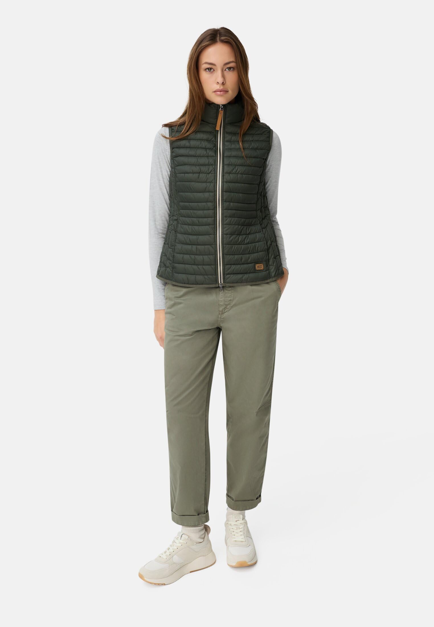 camel active Damen Steppweste | winddicht & wasserabweisend | Outdoor Weste