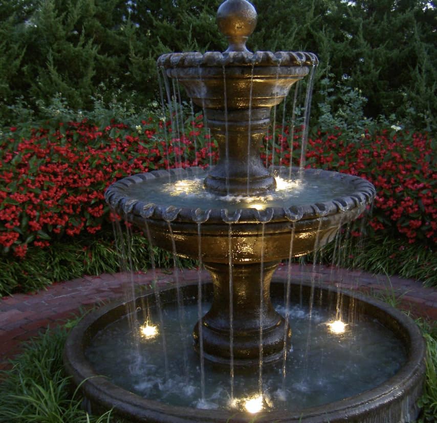 A K Lighting 3W SS Spot Fountain Light | 3 LED | Cool White | IP68 Waterproof Underwater Stand Lamp for Fountains & Ponds 2