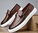Men's Large-Sized Fashionable and Versatile Leather Shoes for Business, Office, Formal Occasions, Outdoor Activities and Daily use. (Brown,10)