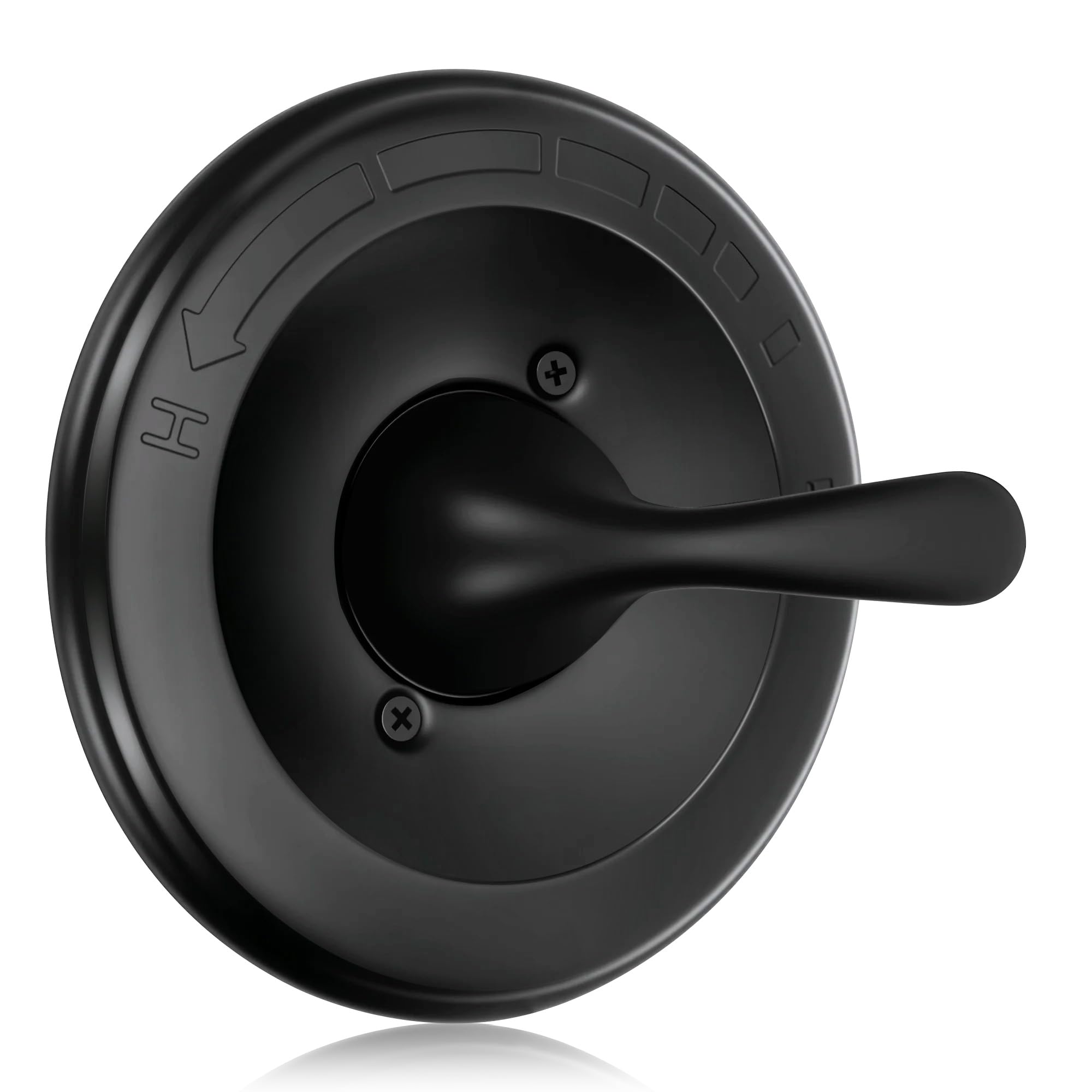 Matte Black Shower Handle Trim Kit For DT Classic 13/14 Series - Compatible With R10000 Valve (Cartridge Not Included) - View #7