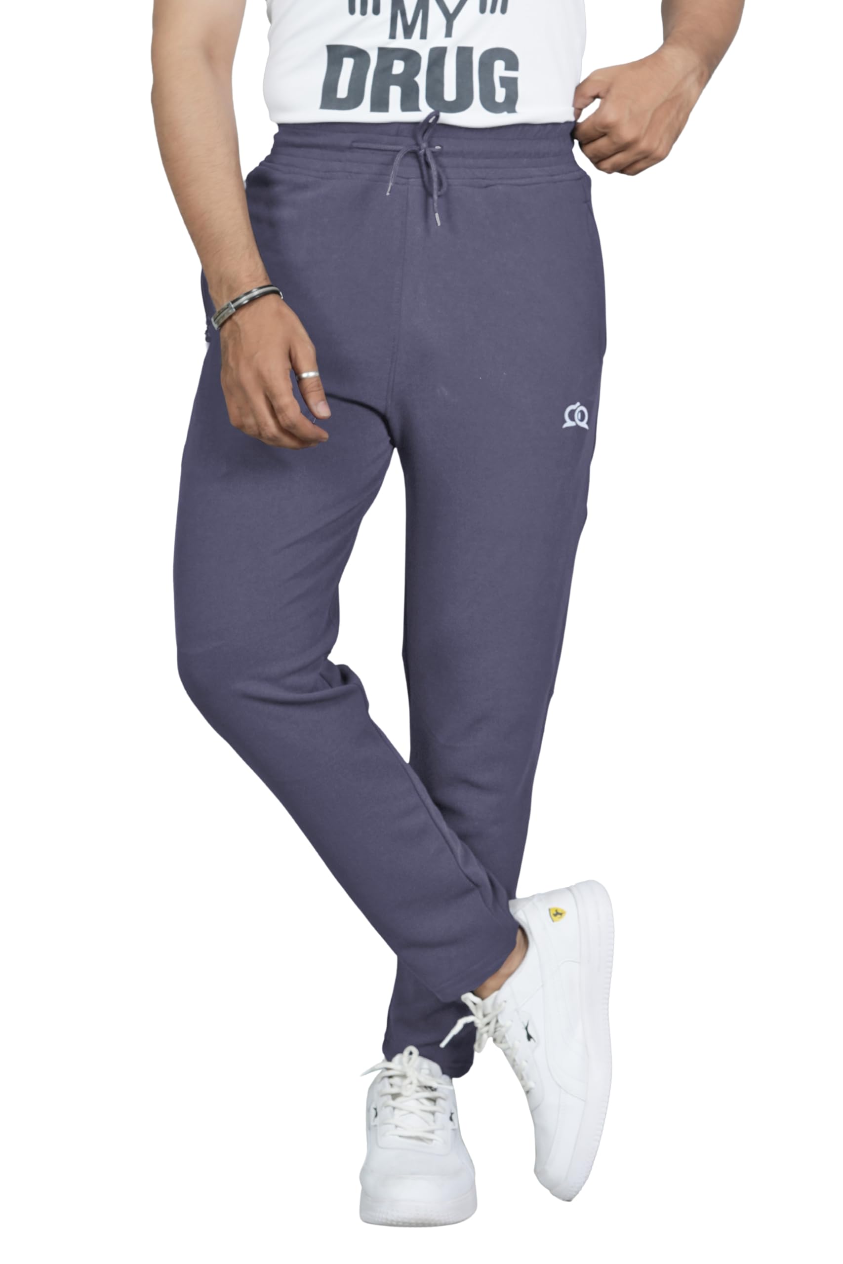 seemoo Men’s Lycra Stretch Joggers – Slim Fit Track Pants with Adjustable Drawstring | Comfortable Casual Gym, Running & Workout-picture-35