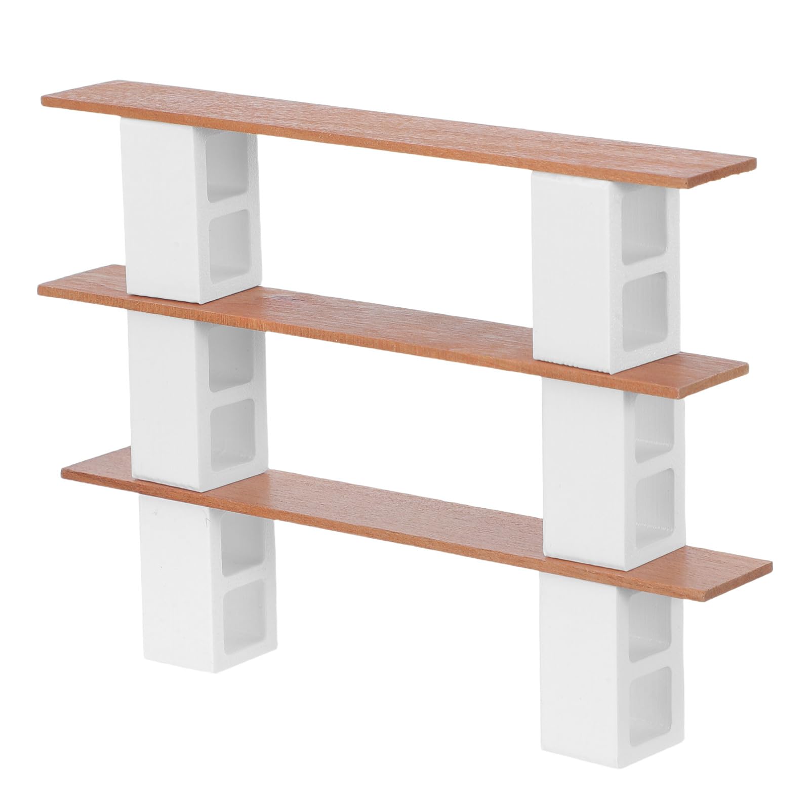 Estantería para casas de muñecas que organiza libros y microcolecciones 7